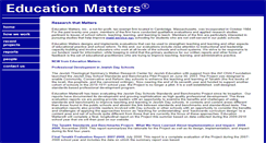 Desktop Screenshot of edmatters.org